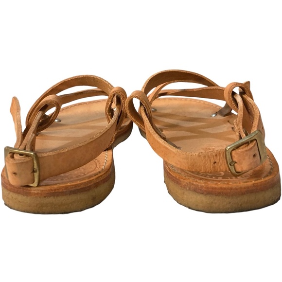 DUCKFEET Bornholm Leather Cross Strap Flat Sandals DENMARK - Picture 8 of 11